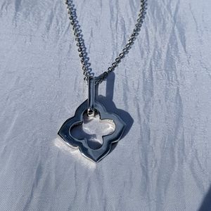 Silver toned necklace